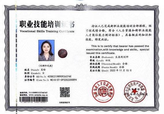 职业技能培训-生涯规划师