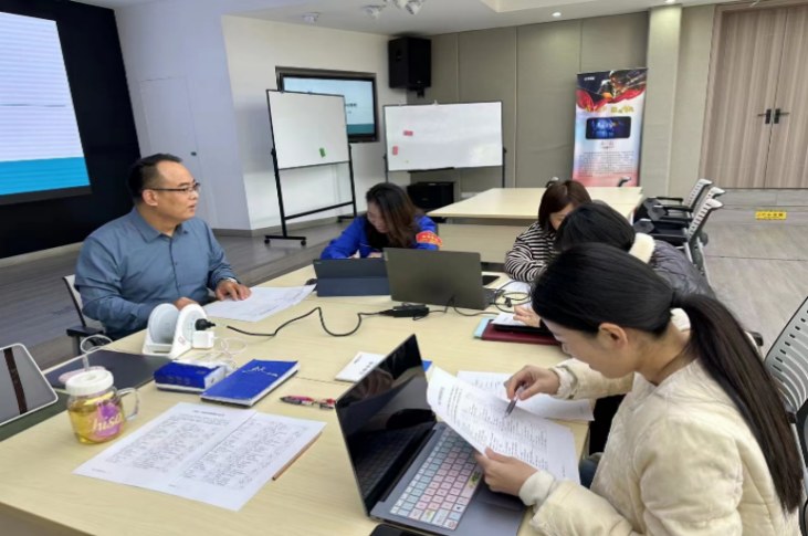 云潭老师带教辅导现场